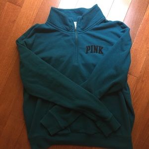 VS PINK quarter zip pullover